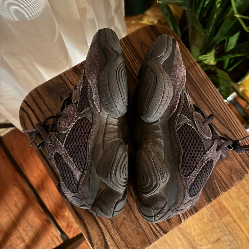 Adidas Yeezy 500 Enflame High Top Sneakers Black/Grey Mens Size 5 Womens‎ 7